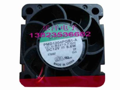 112618 SUNON PMD1204PQB1-A Server - Square Fan (2).U.B2273.F.GN, sq40x40x28, 3-wire, 12V 8.6W SUNON PMD1204PQB1-A Server - Square Fan 
