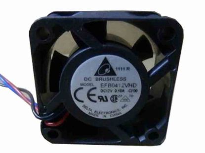 112779 Delta Electronics EFB0412VHD Server - Square Fan -CF00, sq40x40x20, 3-wire, 12V 0.18A Delta Electronics EFB0412VHD Server - Square Fan 