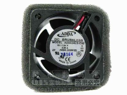 112860 ADDA AD0424LS-C50 Server - Square Fan S, sq40x40x20, 2-wire, 24V 0.06A ADDA AD0424LS-C50 Server - Square Fan 