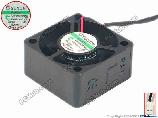 112968 SUNON GM1203PHV2-8 Server - Square Fan GN, sq30x30x15, w135x2x2, 5V 0.4W SUNON GM1203PHV2-8 Server - Square Fan 