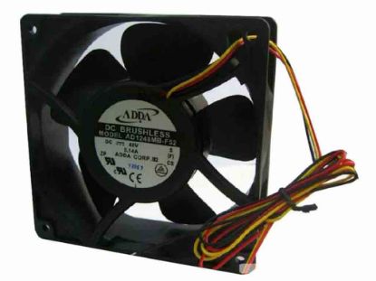 113648 ADDA AD1248MB-F52 Server - Square Fan S, sq120x120x38, 3-wire, 48V 0.14A ADDA AD1248MB-F52 Server - Square Fan 