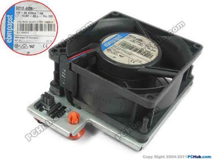 113838 ebm-papst 3212 J/2N Server - Square Fan 3212J/2N, 97P3153, sq90x90x38, 12V 7.6W ebm-papst 3212 J/2N Server - Square Fan