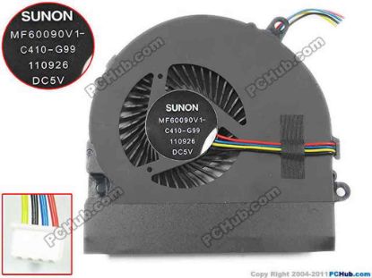 114829 SUNON MF60090V1-C470-S99 Cooling Fan  5V, Bare fan SUNON MF60090V1-C470-S99 Cooling Fan  