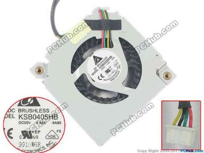 114847 ASUS U20A Cooling Fan  9A80,  5V 0.3A, Bare fan ASUS U20A Cooling Fan  
