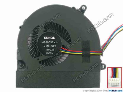 116540 SUNON MF60090V1-C410-G99 Cooling Fan  5V, Bare fan SUNON MF60090V1-C410-G99 Cooling Fan  