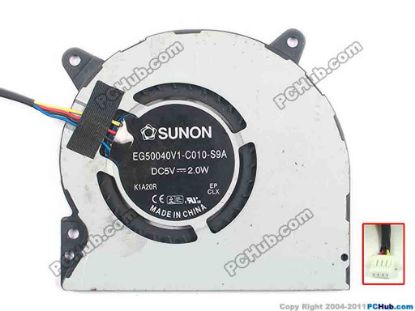 116550 SUNON EG50040V1-C010-S9A Cooling Fan  5V 2.0W, Bare fan SUNON EG50040V1-C010-S9A Cooling Fan  <span style='font: bold 14px/22px tahoma, arial, "hiragino sans gb", 宋体, sans-serif; text-align: left; color: #000000; text-transform: none; text-indent: 5px; letter-spacing: normal; word-spacing: 0px; float: none; display: inline !important; white-space: nowrap; orphans: 2; widows: 2; background-color: #ffffff; -webkit-text-size-adjust: auto; -webkit-text-stroke-width: 0px;'>联想 U300S 风扇</span>