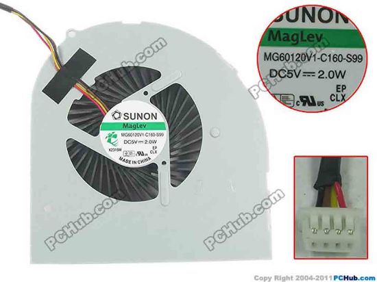 116551 SUNON MG60120V1-C160-S99 Cooling Fan  5V 2.0W, Bare fan SUNON MG60120V1-C160-S99 Cooling Fan  <h3 class="tb-main-title" style='font: 700 16px/21px tahoma, arial, "hiragino sans gb", 宋体, sans-serif; margin: 0px; padding: 0px; color: #3c3c3c; text-transform: none; text-indent: 0px; letter-spacing: normal; word-spacing: 0px; white-space: normal; min-height: 21px; orphans: 2; widows: 2; font-size-adjust: none; font-stretch: normal; background-color: #ffffff; -webkit-text-size-adjust: auto; -webkit-text-stroke-width: 0px;'>联想 Y480风扇 Y480A Y480M Y480N Y480P</h3><br />