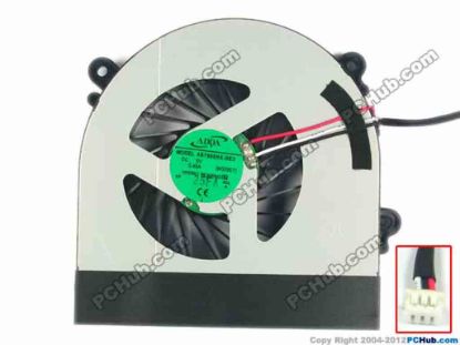 116556 ADDA AB7905HX-DE3 Cooling Fan  W370ET, 5V 0.4A, Bare fan, NEW ADDA AB7905HX-DE3 Cooling Fan