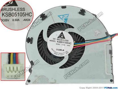 116639 Lenovo IdeaPad Z470 Cooling Fan  AK04, 5V 0.5A, Bare fan Lenovo IdeaPad Z470 Cooling Fan  