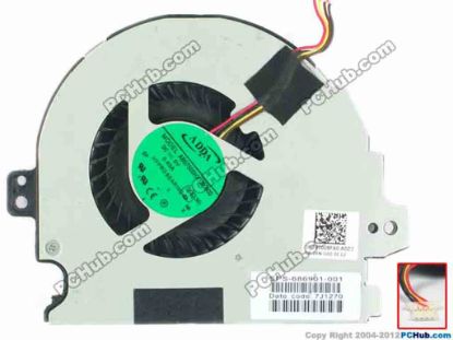 116648 ADDA AB07505HX13KB00 Cooling Fan  0QCL50, 5V 0.4A, Bare fan ADDA AB07505HX13KB00 Cooling Fan  