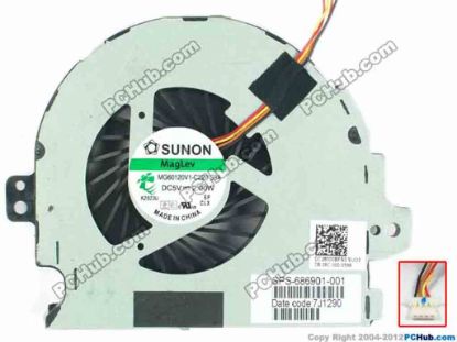 116649 SUNON MG60120V1-C220-S9A Cooling Fan  DC28000BFS0, 5V 2.00W, Bare fan SUNON MG60120V1-C220-S9A Cooling Fan  <br />
<br />
<h3 class="tb-main-title" style='font: 700 16px/21px tahoma, arial, "hiragino sans gb", 宋体, sans-serif; margin: 0px; padding: 0px; color: #3c3c3c; text-transform: none; text-indent: 0px; letter-spacing: normal; word-spacing: 0px; white-space: normal; min-height: 21px; orphans: 2; widows: 2; font-size-adjust: none; font-stretch: normal; background-color: #ffffff; -webkit-text-size-adjust: auto; -webkit-text-stroke-width: 0px;'>惠普HP M6 M6T M6-1000 CPU风扇<span class="Apple-converted-space">&nbsp;</span></h3><br />