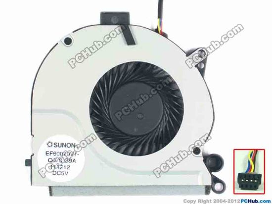 116657 SUNON EF60070V1-C070-G9A Cooling Fan  5V 0.33A, Bare fan SUNON EF60070V1-C070-G9A Cooling Fan  