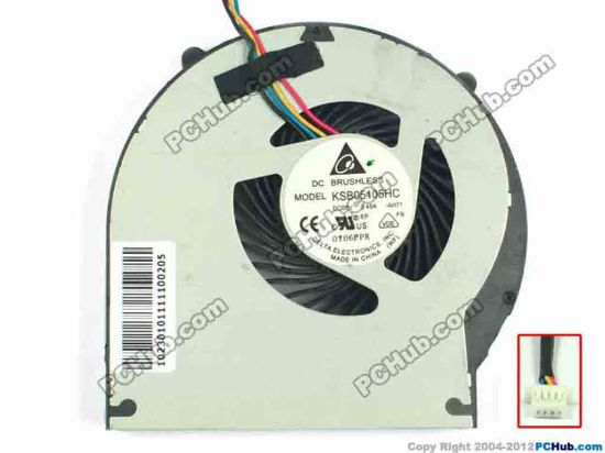 116676 Lenovo V470 Series Cooling Fan  AH71, 5V 0.45A, Bare fan Lenovo V470 Series Cooling Fan  