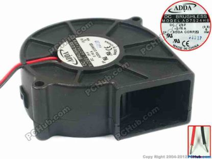 116788 ADDA AD7524HB Server - Blower Fan s, sq75x75x30, 2-wire, 24V 0.16A ADDA AD7524HB Server - Blower Fan 