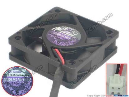 116830 Bi-Sonic BP501524H Server - Square Fan sq50x50x15, w120x2x2, 24V 0.17A Bi-Sonic BP501524H Server - Square Fan
