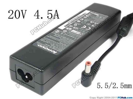 116951 Lenovo B465 Series AC Adapter - NEW Original 20V 4.5A, 5.5/2.5mm, 3 Prong, New Lenovo B465 Series AC Adapter - NEW Original This AC Adapter is for the use with G460 B460 B465 