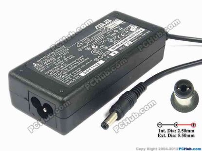 116987 Delta Electronics ADP-65YB AC Adapter- Laptop 19V 3.42A,  5.5/2.5mm, 12mm, 3-Prong Delta Electronics ADP-65YB AC Adapter- Laptop 