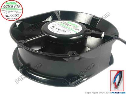 117035 Nidec X17L24BGM5-03 Server - Round Fan dia172x150x51, 24V 2.2A Nidec X17L24BGM5-03 Server - Round Fan 