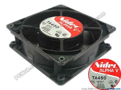 117122 Nidec A30108-10 Server - Square Fan sq120x120x38, 2-pin, 115V 0.26A Nidec A30108-10 Server - Square Fan
