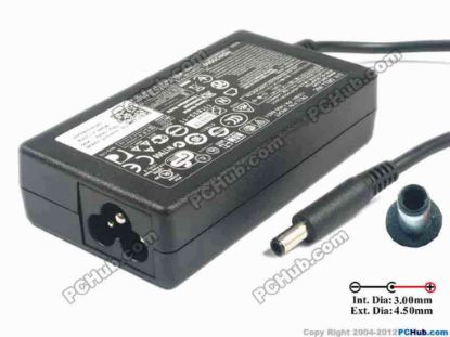 117234 Dell XPS 13 (9333) AC Adapter - NEW Original 19.5V 2.31A, 4.5/3.0 With Pin, 3-Prong, New Dell XPS 13 (9333) AC Adapter - NEW Original 