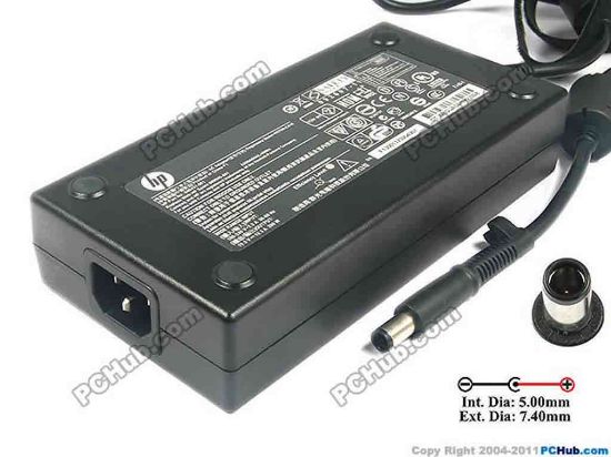 117260 HP Compaq DC7800 AC Adapter - NEW Original 19.5V 10.3A, 7.4/5.0, C14 HP Compaq DC7800 AC Adapter - NEW Original 