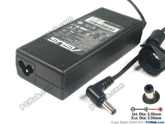 117300 ASUS Z9000 Series AC Adapter - NEW Original 19V 4.74A, 5.5/2.5mm, 2-Prong, New ASUS Z9000 Series AC Adapter - NEW Original 
