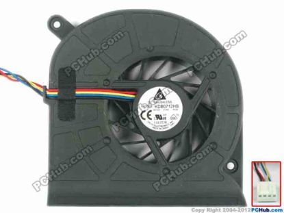 117351 Delta Electronics KDB0712HB Cooling Fan  A102, 12V 0.45A, Bare fan Delta Electronics KDB0712HB Cooling Fan  