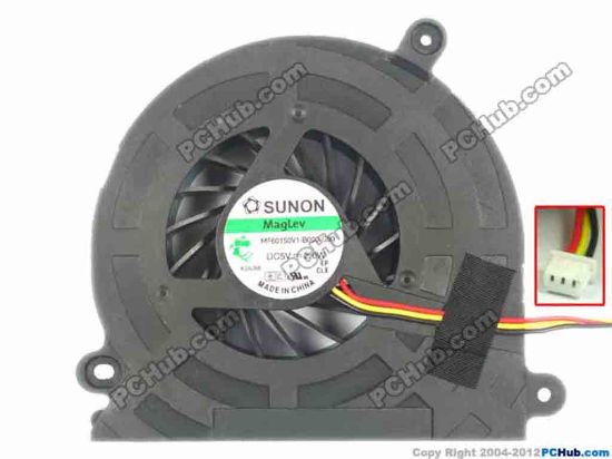 117392 SUNON MF60150V1-B000-G99 Cooling Fan  5V, 2.0W, Bare fan SUNON MF60150V1-B000-G99 Cooling Fan  