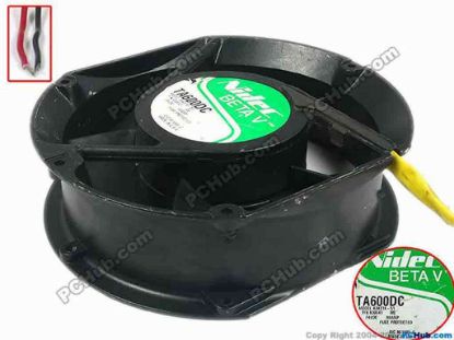 117429 Nidec A34314-51 Server - Round Fan A34314-51, dia171x151x51, 2-wire24V 0.98A, Nidec A34314-51 Server - Round Fan