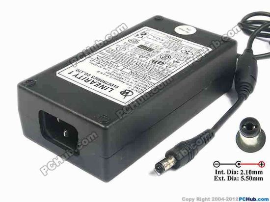 117435 Linearity LAD6019AB4 AC Adapter - NEW Original 12V 4A, 5.5/2.1mm, C14, New Linearity LAD6019AB4 AC Adapter - NEW Original
