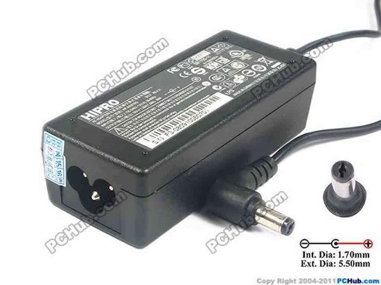 117517 Acer Aspire One 725 Series AC Adapter - NEW Original 19V 1.58A, 5.5/1.7mm, 3-Prong Acer Aspire One 725 Series AC Adapter - NEW Original 