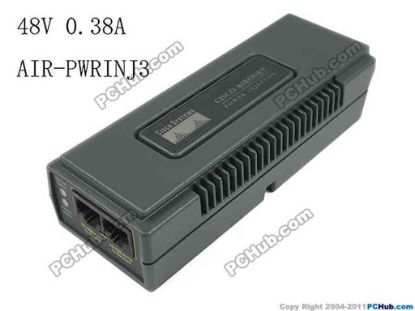 117580 Cisco AIR-PWRINJ3 AC Adapter - NEW Original 48V 0.38A, RJ-45 Port, 5.5/2.5mm Jack, New Cisco AIR-PWRINJ3 AC Adapter - NEW Original 
