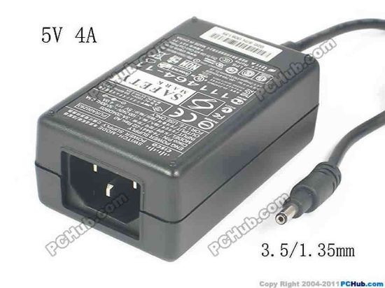 117585 Cisco 3A-204DB05 AC Adapter - NEW Original 5V 4A,3.5/1.35mm, C14, New Cisco 3A-204DB05 AC Adapter - NEW Original