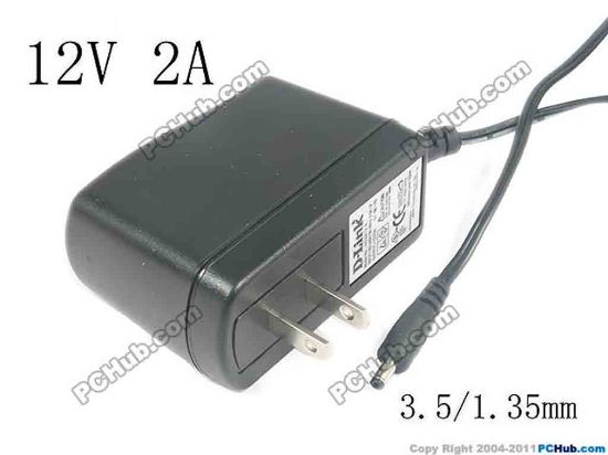 117615 D-Link AG2412-B AC Adapter - NEW Original 12V 2A, 3.5/1.35mm, US 2-Pin, New D-Link AG2412-B AC Adapter - NEW Original 