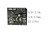117697 ASUS Eee PC 701 AC Adapter- Laptop 9.5V 2.5A, 4.8/1.7mm, US 2-Pin ASUS Eee PC 701 AC Adapter- Laptop 