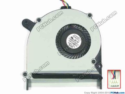 118491 Panasonic UDQFRYH88DAS Cooling Fan  13NB0051T01011, 5V 0.27A, Bare fan Panasonic UDQFRYH88DAS Cooling Fan  