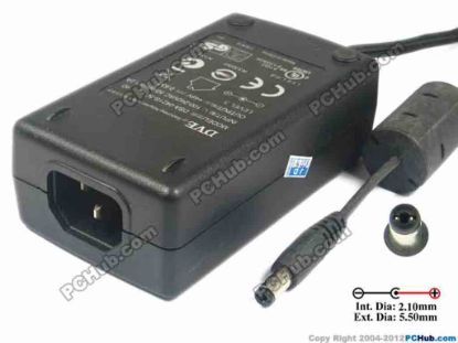 118925 DVE DSA-0421S-50 AC Adapter 5V-12V 48V 0.83A, 5,5/2.1mm, C14 DVE DSA-0421S-50 AC Adapter 5V-12V 