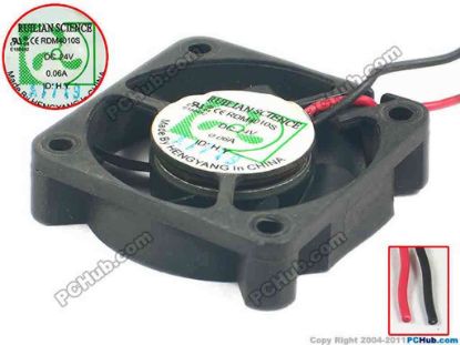 119274 RUILIAN / HENG YANG RDM4010S Server - Square Fan sq40x40x10, 2-wire, 24V 0.06A RUILIAN / HENG YANG RDM4010S Server - Square Fan 