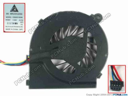 119378 Delta Electronics KSB06105HB Cooling Fan  AJ1Q, 5V 0.40A, Bare fan Delta Electronics KSB06105HB Cooling Fan  