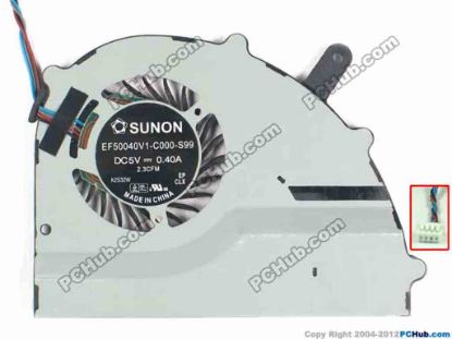 119392 SUNON EF50040V1-C000-S99 Cooling Fan  5V 0.40A, Bare fan SUNON EF50040V1-C000-S99 Cooling Fan  