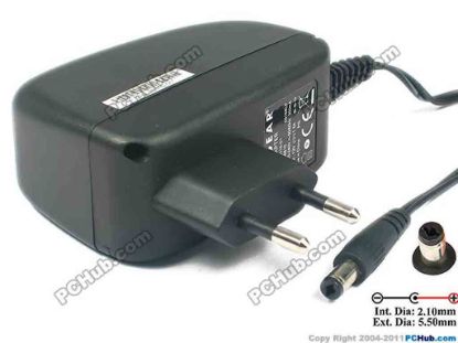 119696 NETGEAR 332-10116-01 AC Adapter - NEW Original 12V 1.5A, 5.5/2.1mm, EU 2-Pin Plug NETGEAR 332-10116-01 AC Adapter - NEW Original 