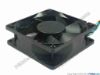 119957 Everflow F128025SU Server - Square Fan sq80x80x25, 4-wire, 12V 0.40A Everflow F128025SU Server - Square Fan 