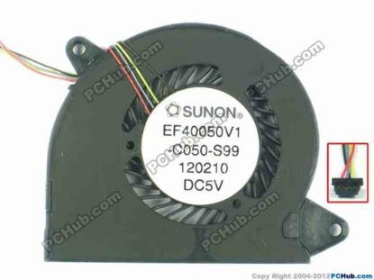 120039 SUNON EF40050V1-C050-S99 Cooling Fan  5V, Bare fan SUNON EF40050V1-C050-S99 Cooling Fan  