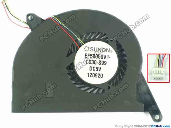 120042 SUNON EF50050V1-C030-S99 Cooling Fan  5V, Bare fan SUNON EF50050V1-C030-S99 Cooling Fan  