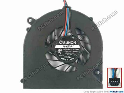 120053 SUNON MF60090V1-C251-S9A  Cooling Fan  5V 0.39A, Bare fan SUNON MF60090V1-C251-S9A  Cooling Fan  