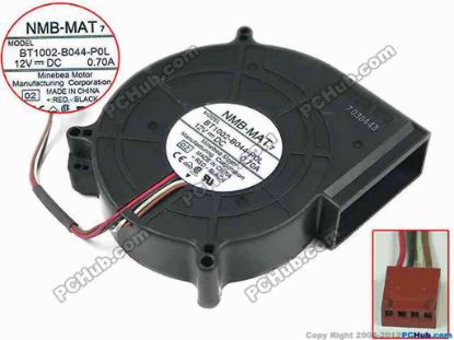 120647 NMB-MAT / Minebea BT1002-B044-POL  Server - Blower Fan 02, 4-wire, 12V 0.70A NMB-MAT / Minebea BT1002-B044-POL  Server - Blower Fan 