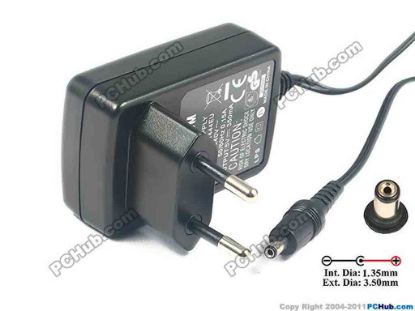 121116 Other Brands Salom AC Adapter 5V-12V 5V 0.35A, 3.5/1.35mm, EU 2-Pin, New Other Brands Salom AC Adapter 5V-12V 