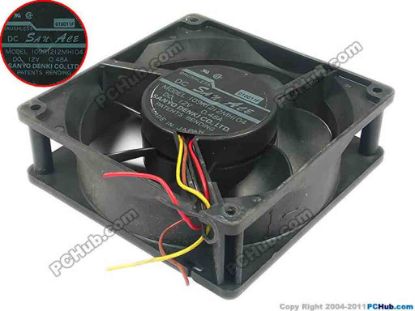 121388 Sanyo Denki 109R1212MH104 Server - Square Fan sq120x120x38, 4-wire, 12V 0.48A Sanyo Denki 109R1212MH104 Server - Square Fan 