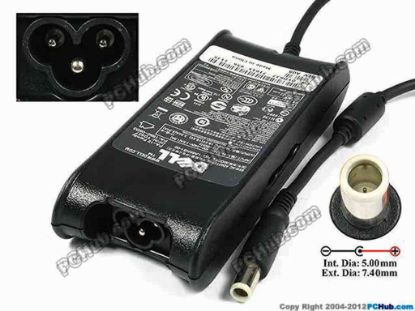 121477 Dell Latitude E5420 AC Adapter - NEW Original 19.5V 3.34A, 7.4/5.0mm With Pin, 3-Prong, New Dell Latitude E5420 AC Adapter - NEW Original 