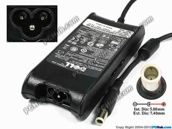 121477 Dell Latitude E5420 AC Adapter - NEW Original 19.5V 3.34A, 7.4/5.0mm With Pin, 3-Prong, New Dell Latitude E5420 AC Adapter - NEW Original 